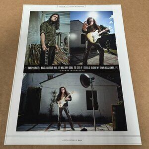 Corey Beaulieu & Yngwie Malmsteen - 2011 - Music Print Ad Art Photo